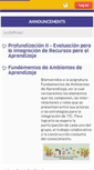 Mobile Screenshot of miescuelaenlinea.com