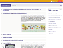 Tablet Screenshot of miescuelaenlinea.com